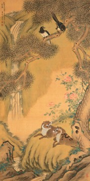 traditional Painting - Shenquan happniess traditional China